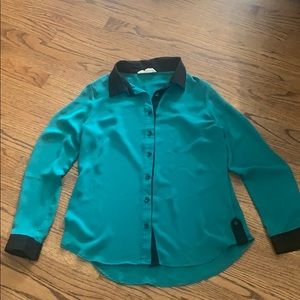 Green women’s blouse